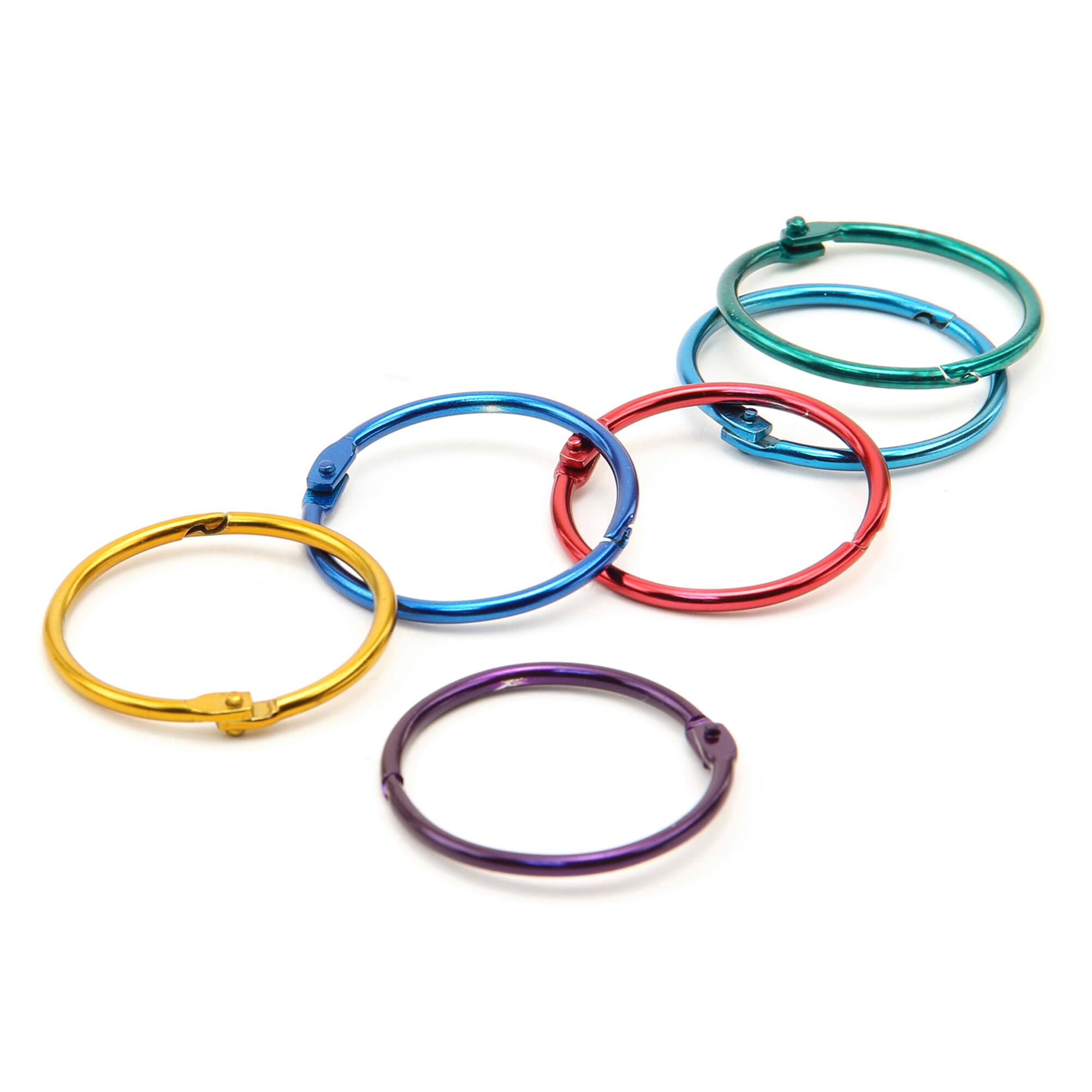 Hygloss® Book Rings, 1.1/2", 2 Packs of 100